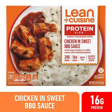 Lean Cuisine Features Chicken In Sweet Bbq Sauce Frozen Meal 85 Oz