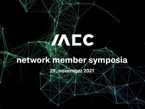 Advanceaec Network Member Symposium Event Nov 29 2021 Cluster Of