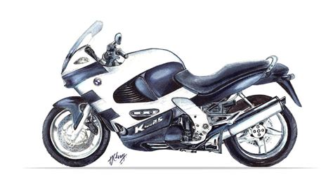 These are bikes as close to airborne. Bmw 1200rs Motorcycle Drawing by Terence John Cleary