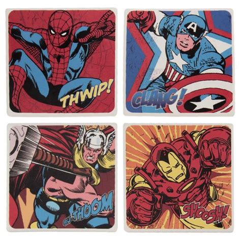Marvel Comics Ceramic Coaster Set 899 Free Sh Marvel Comics