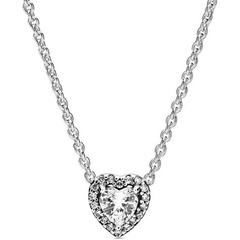 Pandora Elevated Heart Necklace 398425c01 Francis And Gaye Jewellers