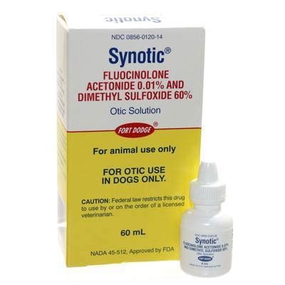 Synotic: Otic Solution For Dogs - Ear Antibiotic - VetRxDirect