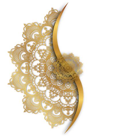 Decorative Gold Mandala Ornament 11653448 Png