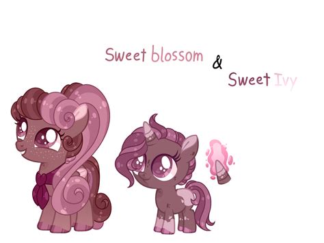 Mlp Next Gen Sweet Blossom Sweet Ivy Wolfverse By Lilywolfpie On