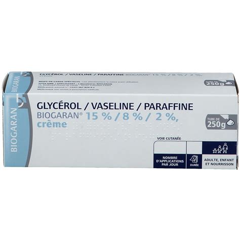 Kem glycérol vaseline paraffine là kem dưỡng ẩm rất nổi tiếng tại đất nước này. BIOGARAN® Glycérol/ Vaseline/ Paraffine 15% / 8% / 2% ...
