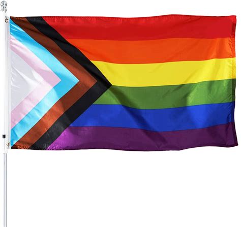 Homissor Progress Pride Rainbow Flag X Ft Lgbt Community Gay Pride