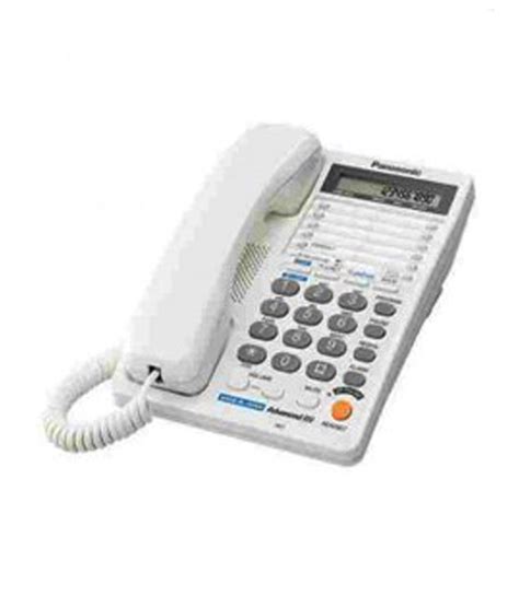 Buy Panasonic Kx T2375mxw Corded Landline Phone White Online At