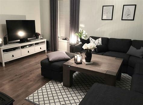 Living room home decor furniture. Dark furniture elegant living room | Elegant living room ...