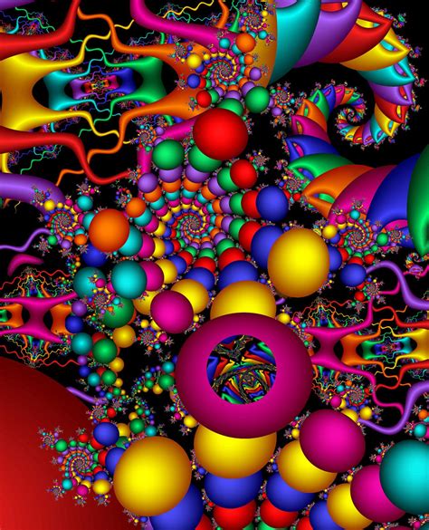 Fractal Spiral Fractal Art Colorful Art Fractals