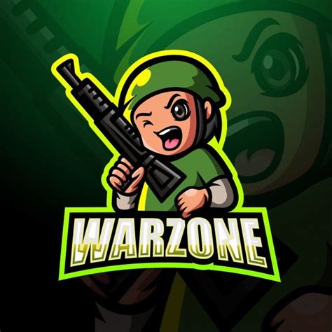 Warzone Mascot Esport Logo Illustration In 2021 Cartoon Wallpaper Hd