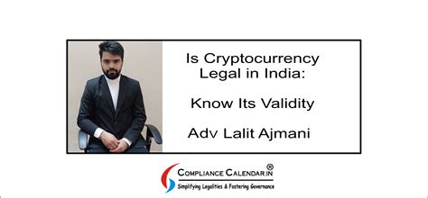 And is cryptocurrency legal in india? Blogs | Compliance Calendar LLP