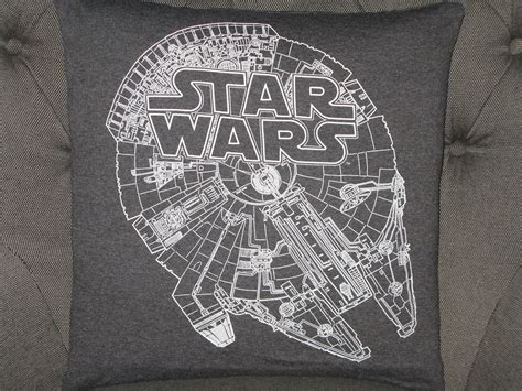 Handmade Star Wars T Shirt Throw Pillow Etsy Star Wars Tshirt