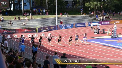 100 Meter Sprint Männlich U18 Technik Videos Für Abiprüfungen