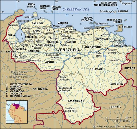 Venezuela On World Political Map United States Map