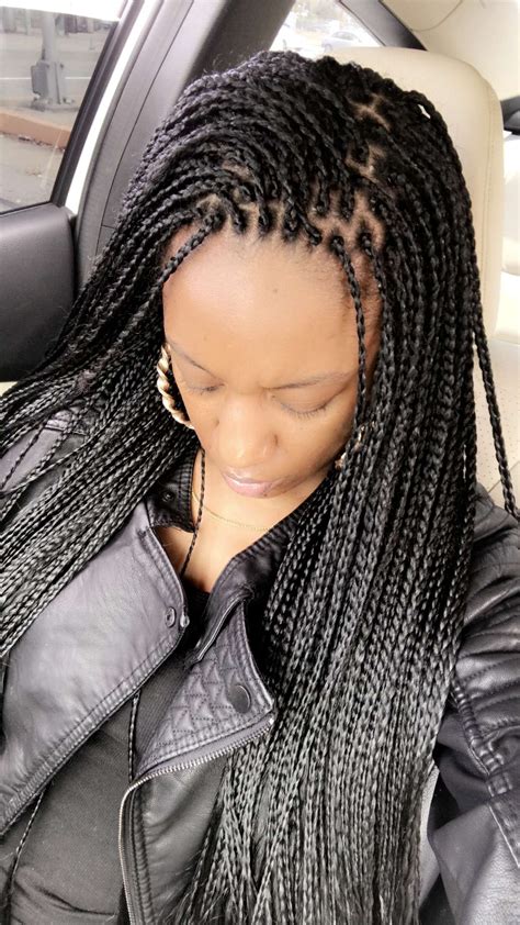 The best thing about synthetic braiding hair is the number of lengths and colors you can choose from. Braids individuals single braids | Hair styles, Single ...