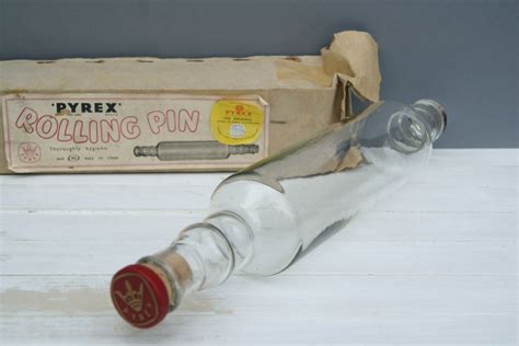 Vintage Pyrex Glass Rolling Pin With Original Box Jaj Pyrex Made In