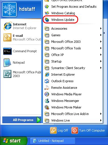 Windows Using Windows Update