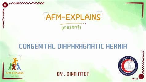 Congenital Diaphragmatic Hernia Dina Atef Youtube