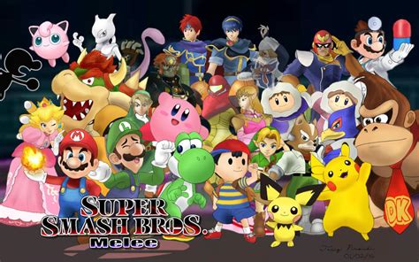 Super Smash Bros Melee Characters By Mariokero345 On