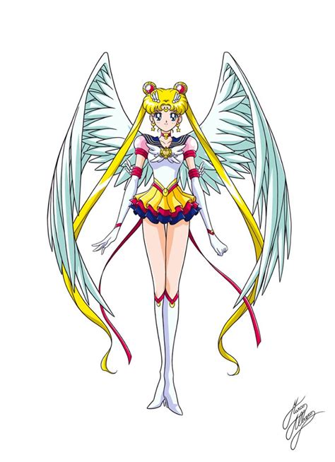 Eternal Sailor Moon By Marco Albiero Sailor Moon Usagi Sailor Moon Manga Sailor Chibi Moon