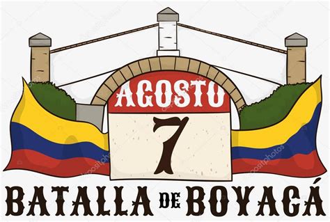 La batalla de boyacá fue el hecho de armas más importante de la guerra por la independencia de colombia, a principios del siglo xix. Ilustracion: batalla de boyaca | Puente de Boyaca ...