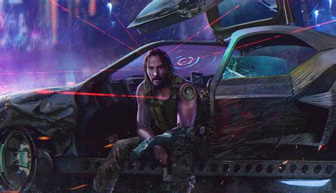 1336x768 Cyberpunk 2077 Keanu Reeves 4k Laptop Hd Hd 4k Wallpapers Images Backgrounds Photos