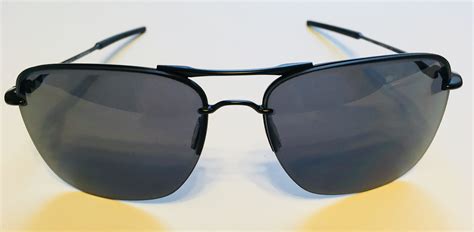 Oakley Tailhook Aviator Style Sunglasses Satin Black Frame Grey Lens Oo4087 01 Nativeslope