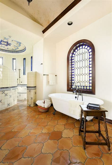25 Marvelous Terracotta Floor Bathroom Ideas For Best
