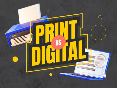 Print Vs Digital Choosing The Right Format For Your Black Friday
