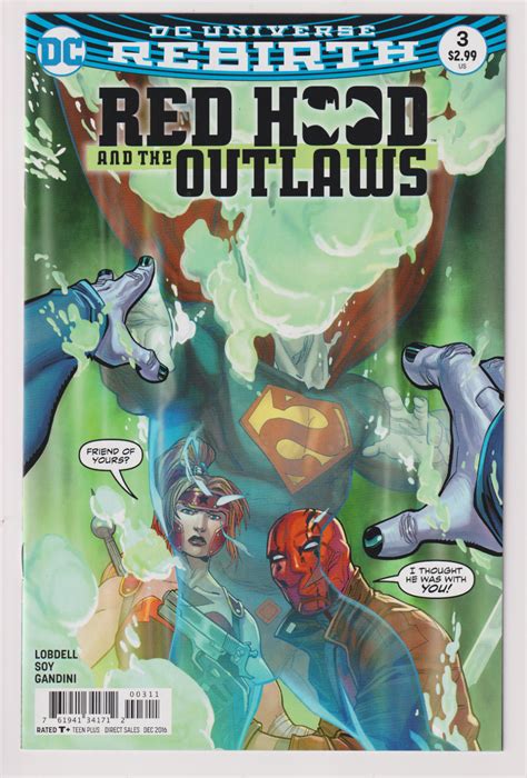 dc comics red hood and the outlaws issue 3 rebirth comic books modern age dc comics