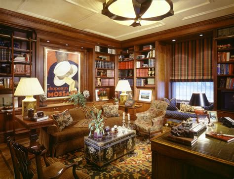 20 Library Home Office Designs Decorating Ideas Design Trends
