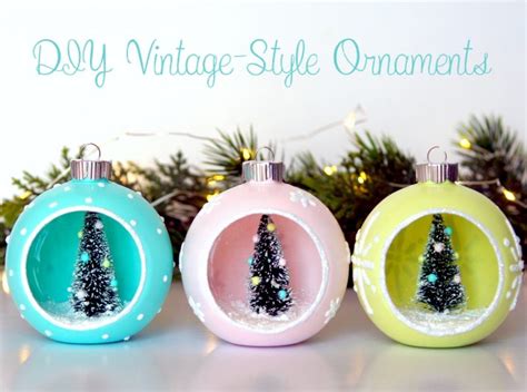 Diy Vintage Style Ornaments The Scrap Shoppe