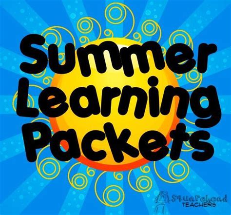 2018 Summer Learning Packets Grades Kindergarten 8th Grade