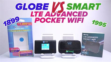 Globe Vs Smart Lte Advance Pocket Wifi Comparison Youtube