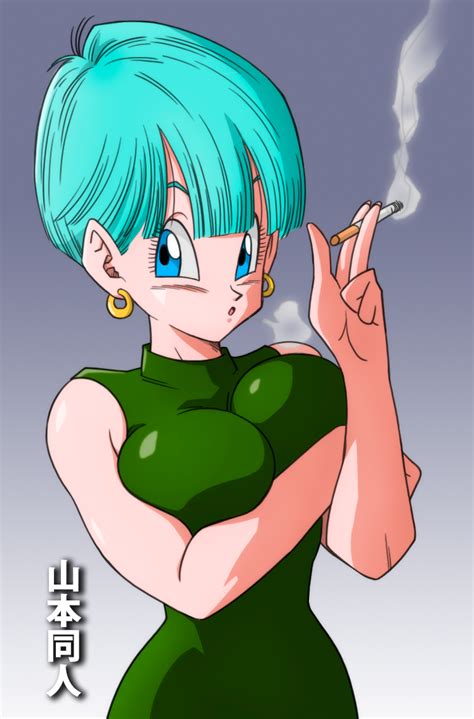 Yamamoto Doujin Bulma Dragon Ball Dragonball Z 1girl Artist Name