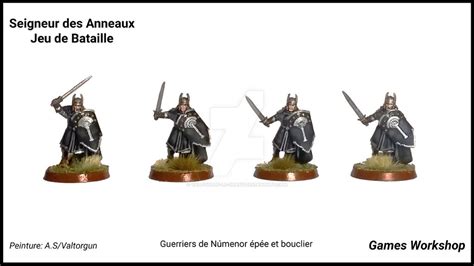 Warriors Of Numenor Sword And Shield By Valtorgun Le Grand On Deviantart