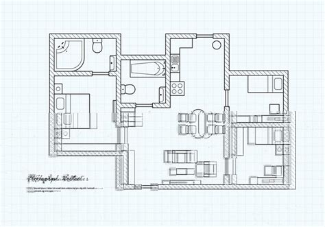 Floorplan Of A House Vector Download Free Vectors Clipart Graphics