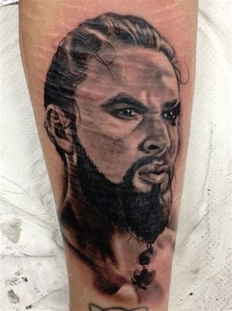 Khal Drogo Tattoo On Leg Tattooimages Biz