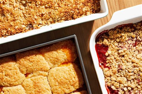 With Less Sugar These Cobblers Crisps And Crumbles Let Their Fruit