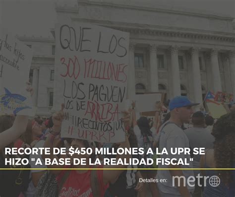 Noti Puerto Rico🇵🇷 On Twitter Recorte De 450 Millones A La Upr Se