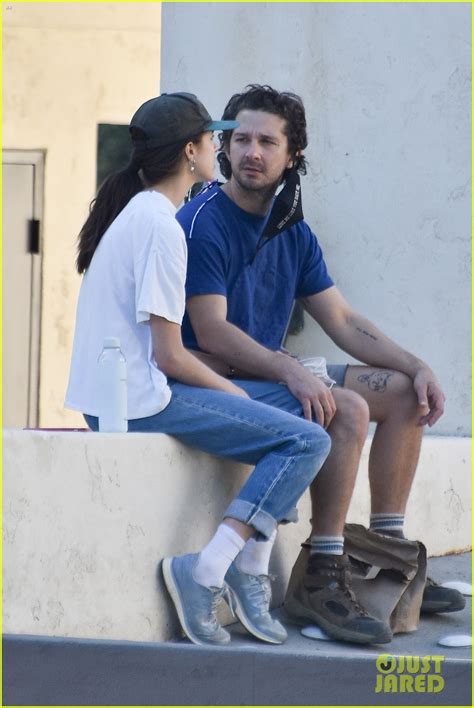 Shia LaBeouf Margaret Qualley Hold Hands On A Post Christmas Hike Photo Shia