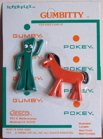 Gumbitty Gumby Pokey Toys Pins For Sale