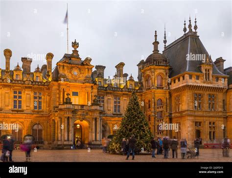 Waddesdon Manor In Buckinghamshire Looking Stunning Decked Out For