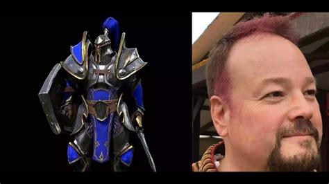 Character And Voice Actor Warcraft Iii Reforged Footman Bill Roper Youtube