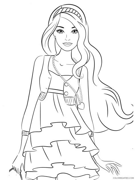 Beautiful Girl Coloring Pages For Girls Beautiful Girl 16 Printable