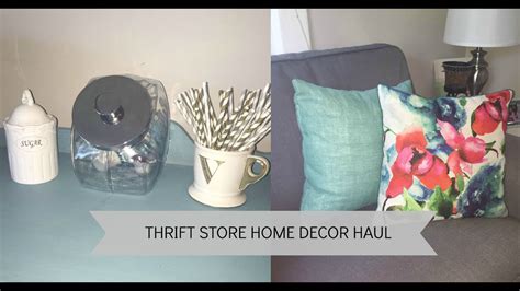 Discount home decor, discounted home decorations, yard decorations, garden accents. Thrift Store Home Decor Haul - YouTube