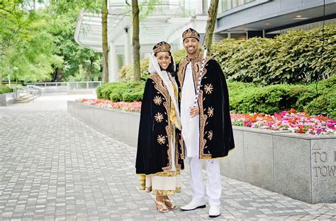Tigray Couple From Northern Ethiopia In Their Traditional Habesha