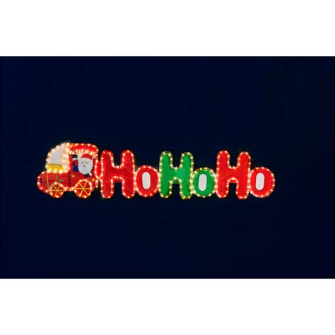 Ho Ho Ho Santa Train Rope Light 7m Christmas Lights
