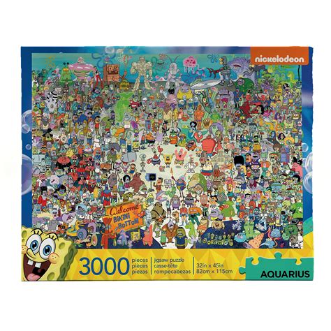 Buy Aquarius Spongebob Squarepants Puzzle 3000 Piece Jigsaw Puzzle