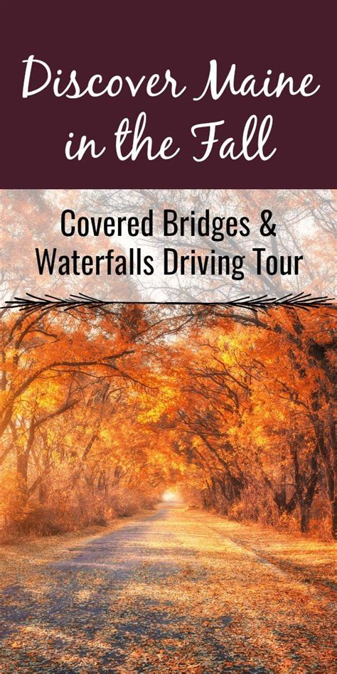 Fall Foliage Photo Tour In New England Waterfalls Covered Bridges My